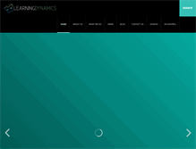 Tablet Screenshot of learningdynamicsinc.org